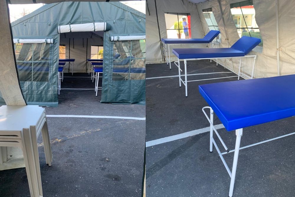 No momento, você está visualizando Covid-19: HPS 28 de Agosto monta tenda para fazer triagem de pacientes