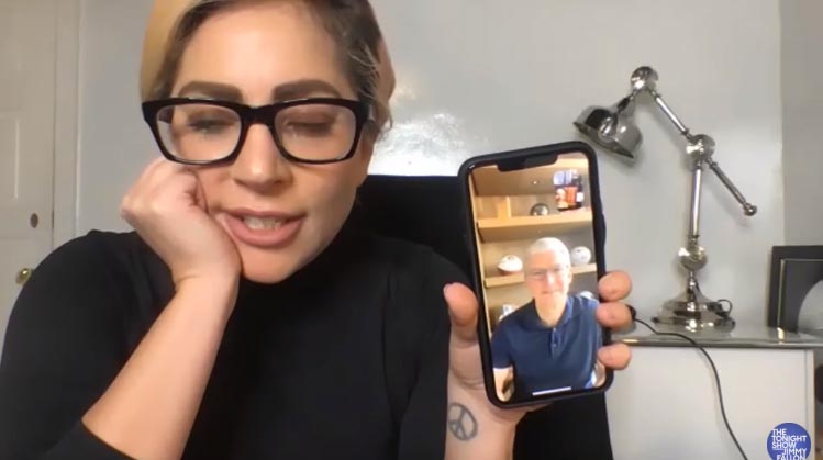 No momento, você está visualizando Lady Gaga pede e Apple doa US$ 10 milhões para combate ao coronavírus