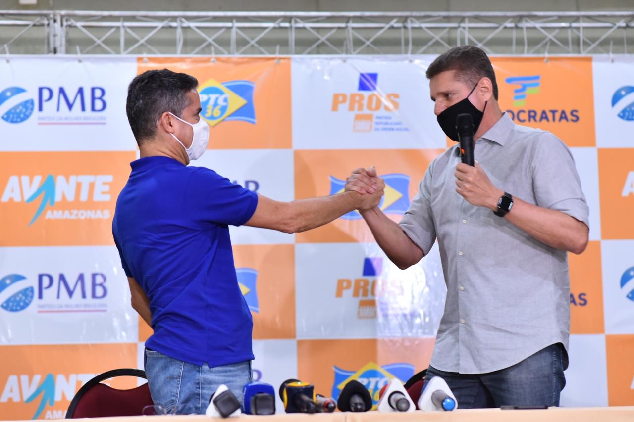 No momento, você está visualizando David Almeida oficializa Marcos Rotta como seu vice para Prefeitura de Manaus