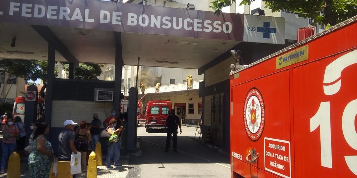 No momento, você está visualizando RJ: Incêndio atinge hospital que é referência no tratamento da Covid-19