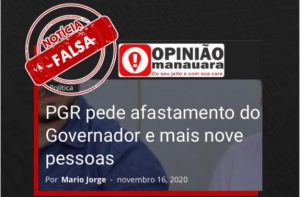 Leia mais sobre o artigo Procuradoria Geral não pediu afastamento do governador
