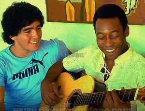 Leia mais sobre o artigo Pelé lamenta morte de Maradona: “Um dia, eu espero que possamos jogar bola juntos no céu”