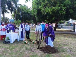 Leia mais sobre o artigo Manaus: Missa de Finados tem plantação de mudas em homenageia aos mortos pela Covid