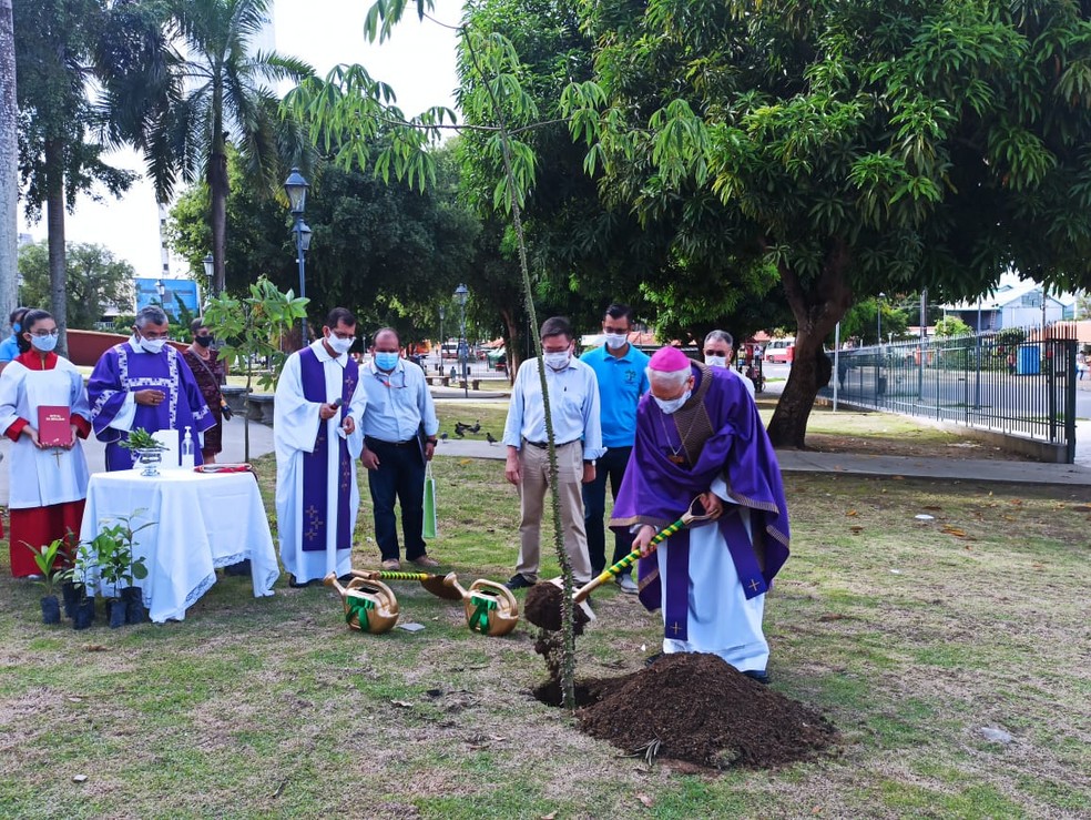 No momento, você está visualizando Manaus: Missa de Finados tem plantação de mudas em homenageia aos mortos pela Covid