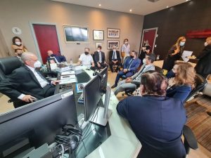 Leia mais sobre o artigo Conselheiros do TCE-AM recebem prefeito eleito de Manaus