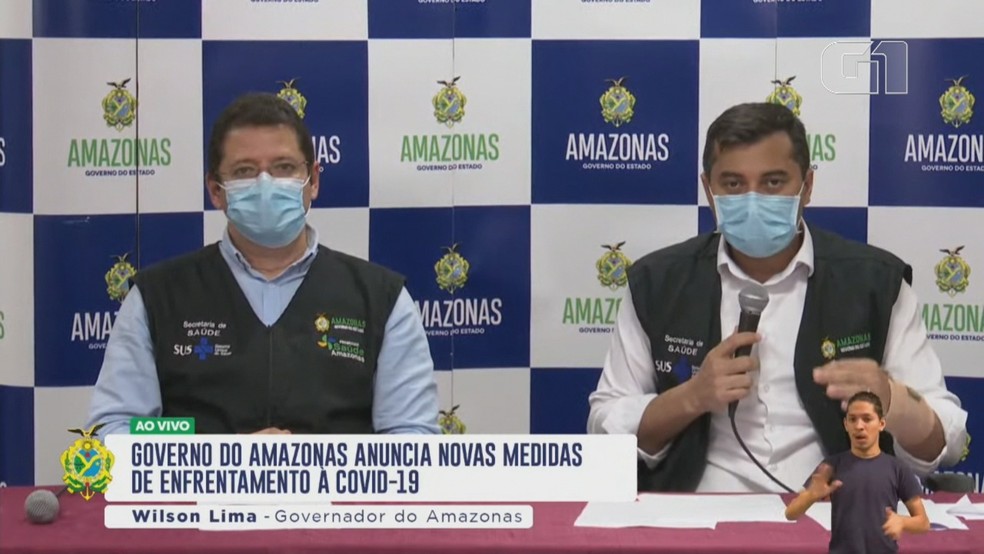 No momento, você está visualizando Governador do Amazonas diz que restrição na circulação de pessoas será de 24 horas a partir de segunda