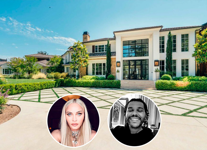 No momento, você está visualizando Madonna compra mansão de The Weeknd em Los Angeles por R$ 110 milhões