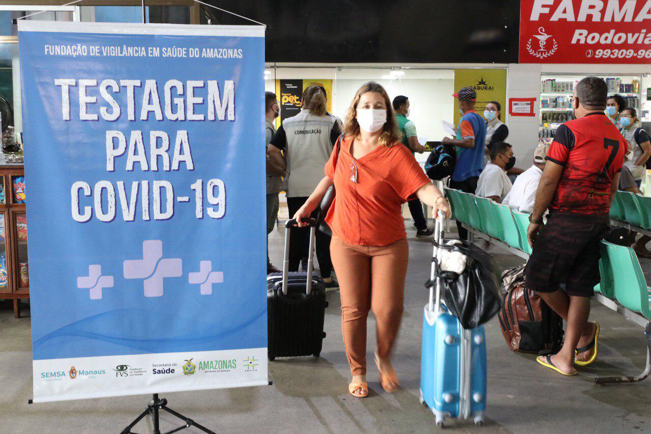 Leia mais sobre o artigo Vigilância Ativa com detecção de Covid-19 já testou 4,7 mil pessoas no porto, aeroporto e rodoviária de Manaus