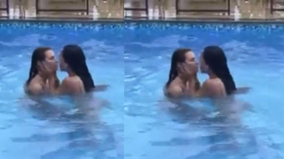 Leia mais sobre o artigo A Fazenda: Dayane Mello e Aline Mineiro trocam selinhos na piscina