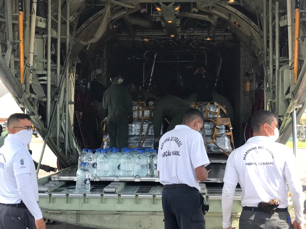 Leia mais sobre o artigo Avião da FAB transporta água do Amazonas para a Bahia