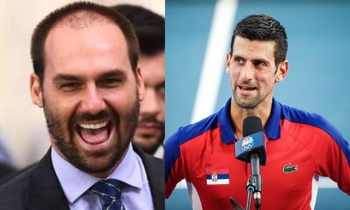 Leia mais sobre o artigo Eduardo Bolsonaro elogia Djokovic por não tomar vacina contra Covid