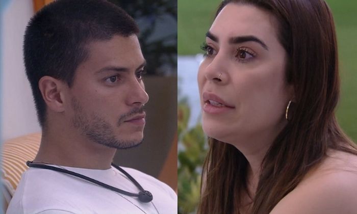 Leia mais sobre o artigo Arthur Aguiar chora e recebe o apoio de Naiara Azevedo no BBB 22