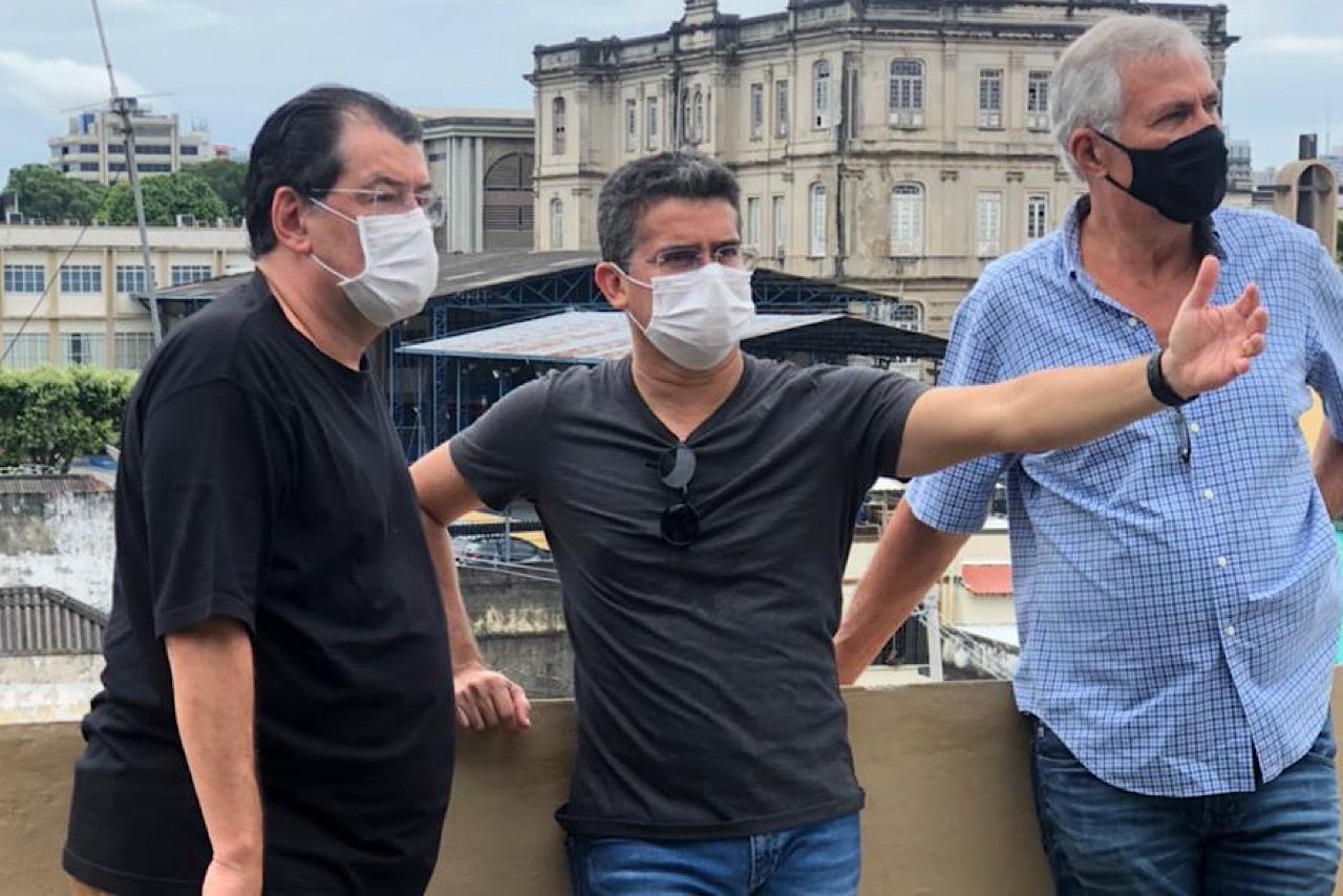 Leia mais sobre o artigo Eduardo Braga e David Almeida almoçam juntos e falam sobre eleições