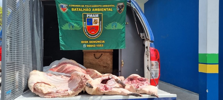 Leia mais sobre o artigo Polícia apreende 99 kg de carne de caça em feira em Manaus