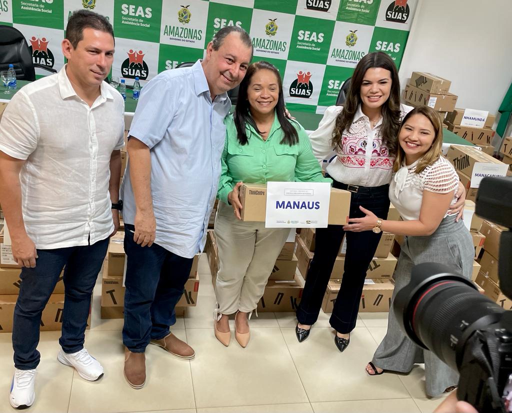Leia mais sobre o artigo Trabalho do Senador Omar ajuda a equipar a assistência social em Manaus e no interior do Amazonas
