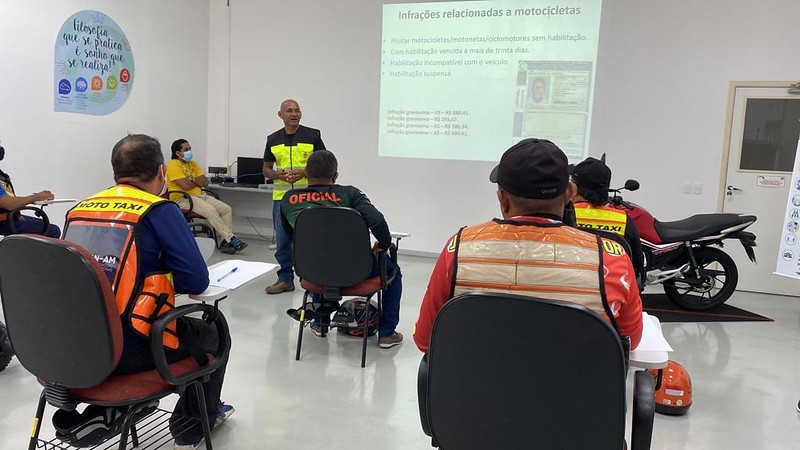 Leia mais sobre o artigo Em Manaus, mototaxistas recebem curso de reciclagem