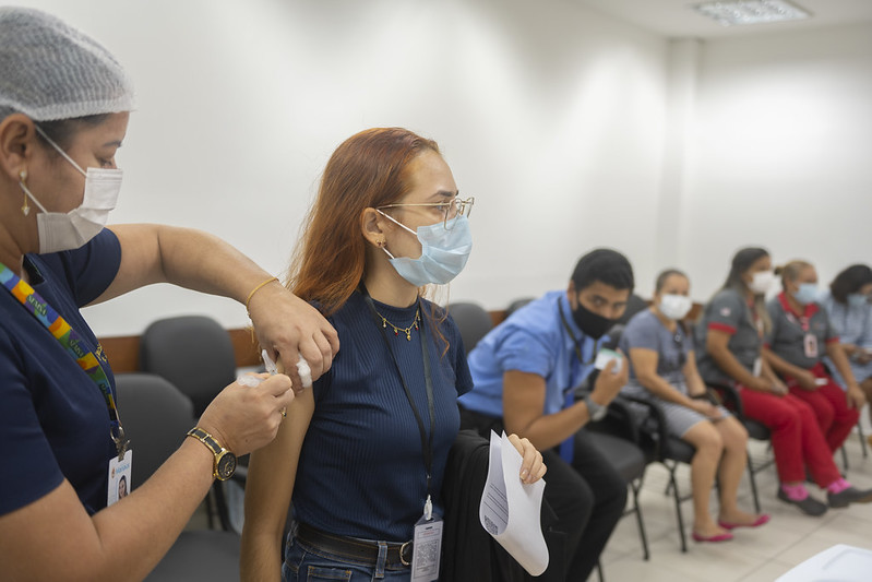 No momento, você está visualizando Mais de 250 servidores são imunizados em nova ação de vacinação no TJAM