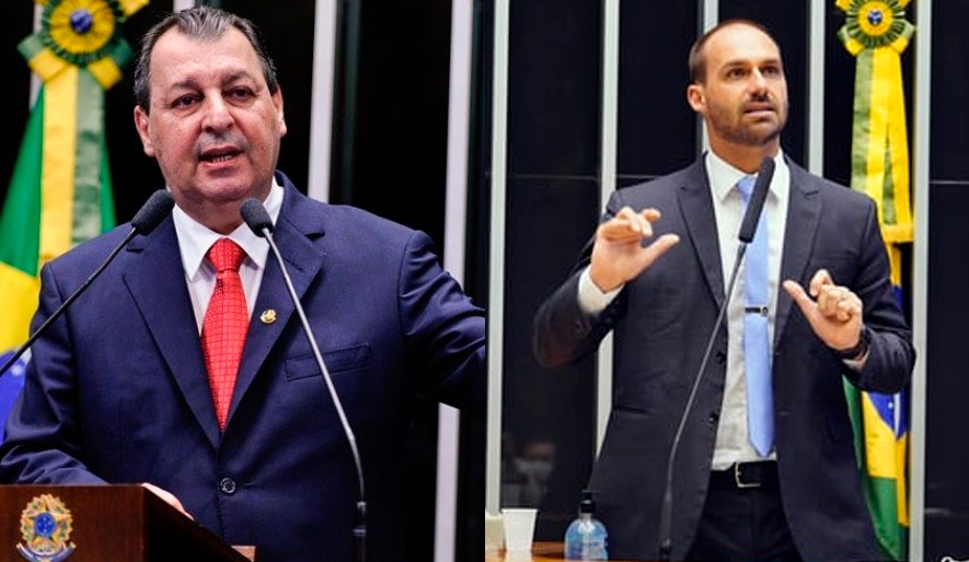 Leia mais sobre o artigo Por divulgar ‘fake news’, Eduardo Bolsonaro paga indenização para senador Omar Aziz