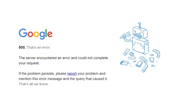 No momento, você está visualizando Google fica fora do ar nesta segunda