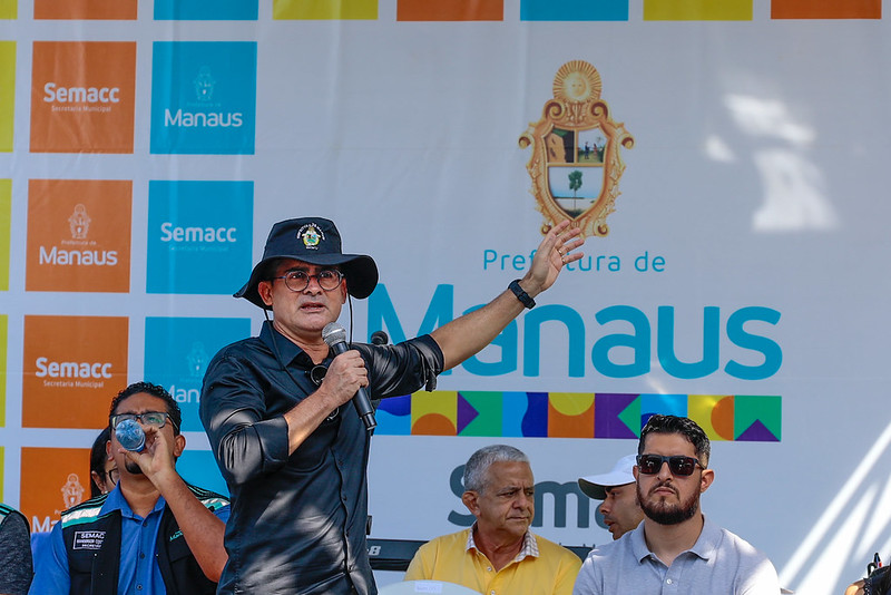 No momento, você está visualizando Prefeito David Almeida comemora aniversário de Manaus com avanços na gestão municipal