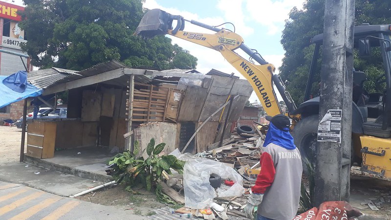 No momento, você está visualizando Mais de 60 demolições de obras irregulares foram registradas de janeiro a setembro em Manaus