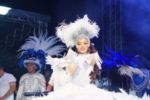 Leia mais sobre o artigo Com grande espetáculo, Caprichoso comemora 170 anos de Parintins no Bumbódromo