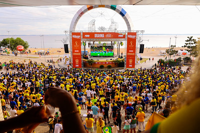 No momento, você está visualizando ‘Brahma Fest’ vai transmitir jogo do Brasil e Suíça na Ponta Negra, nesta segunda