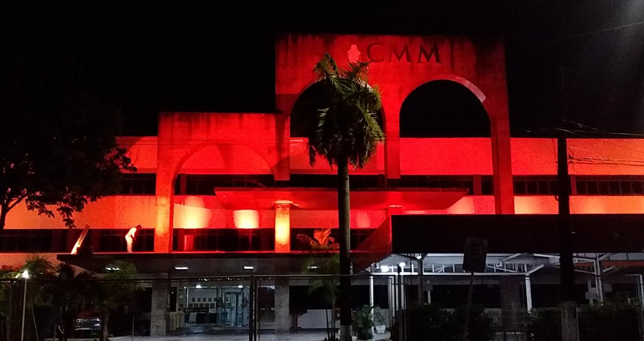 No momento, você está visualizando Câmara Municipal de Manaus recebe iluminação temática em alusão à campanha Maio Laranja