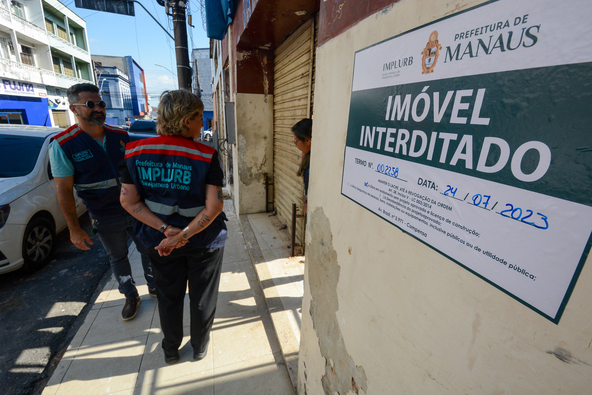 No momento, você está visualizando Prefeitura e Iphan embargam obra irregular e sem licença no centro histórico