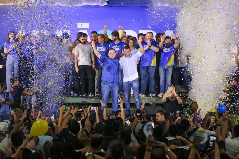 No momento, você está visualizando Wilson Lima empossa novos presidentes municipais do União Brasil Amazonas e promove grande ação de filiação