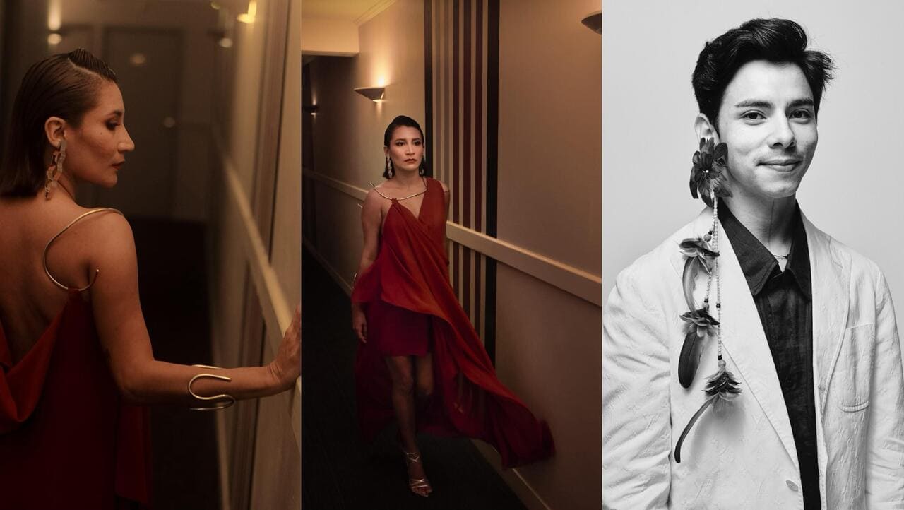 No momento, você está visualizando Em Cannes, atriz amazonense usa criação do estilista indígena Maurício Duarte no tapete vermelho