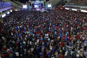 Leia mais sobre o artigo Temporada 2025 dos Ensaios dos Bumbás estreia com mais de 10 mil pessoas no Sambódromo